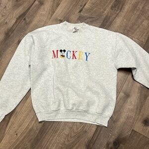 Vintage Mickey Mouse Long Sleeve Pullover